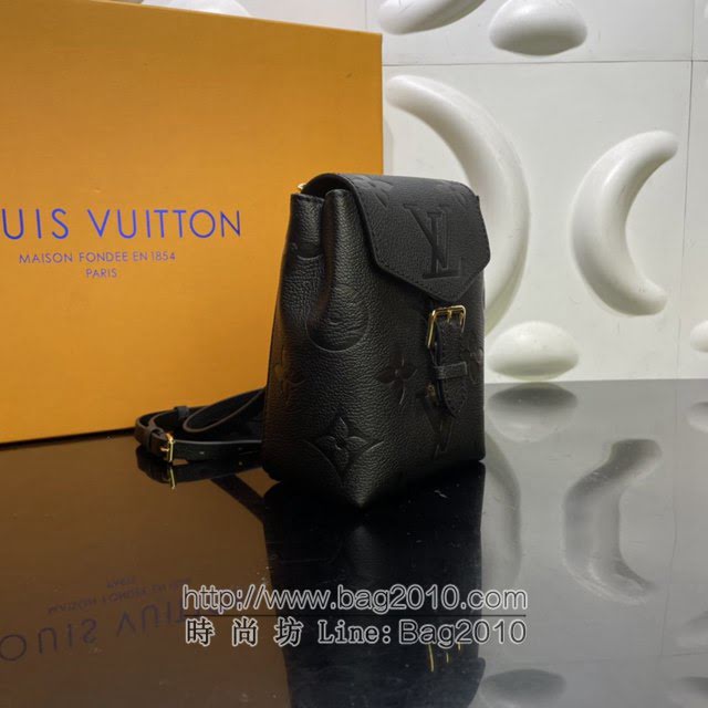 Louis Vuitton新款女包 M80783黑丝印 路易威登2021夏季Tiny双肩包 LV迷你后背包  ydh4189